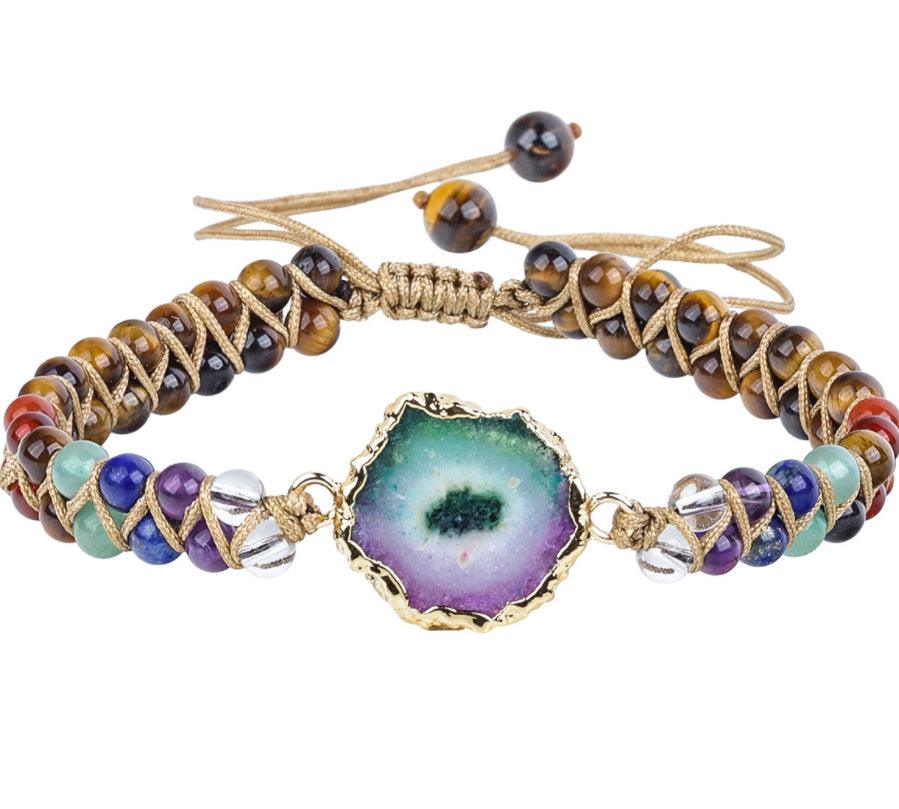 Agate Natural Beaded Bracelet | Yoga Collection Lapis Lazuli