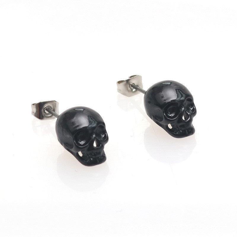 Retro Skull Eardrops Earrings | Halloween Collection B
