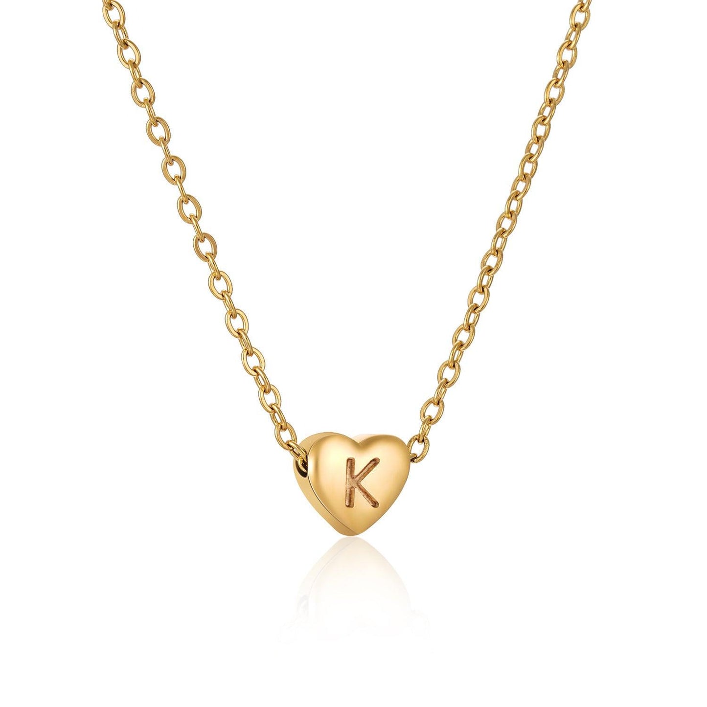 Heart-shaped Love Letter Clavicle Chain | Daily Wear Collection K