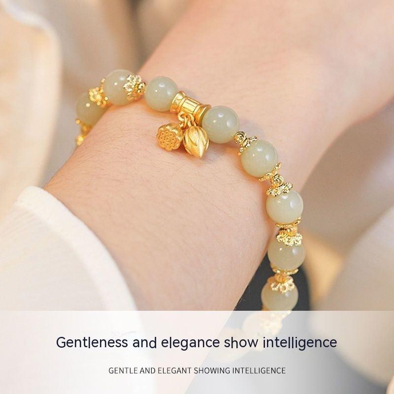 Shihuan Hetian Yu Retro Design Bracelet | Daily Wear