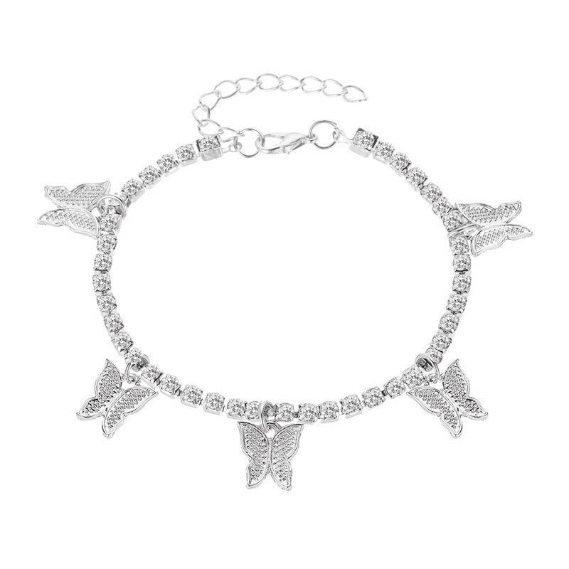 Temperament Claw Chain Tassel Foot Jewelry | Beach Wear Silver
