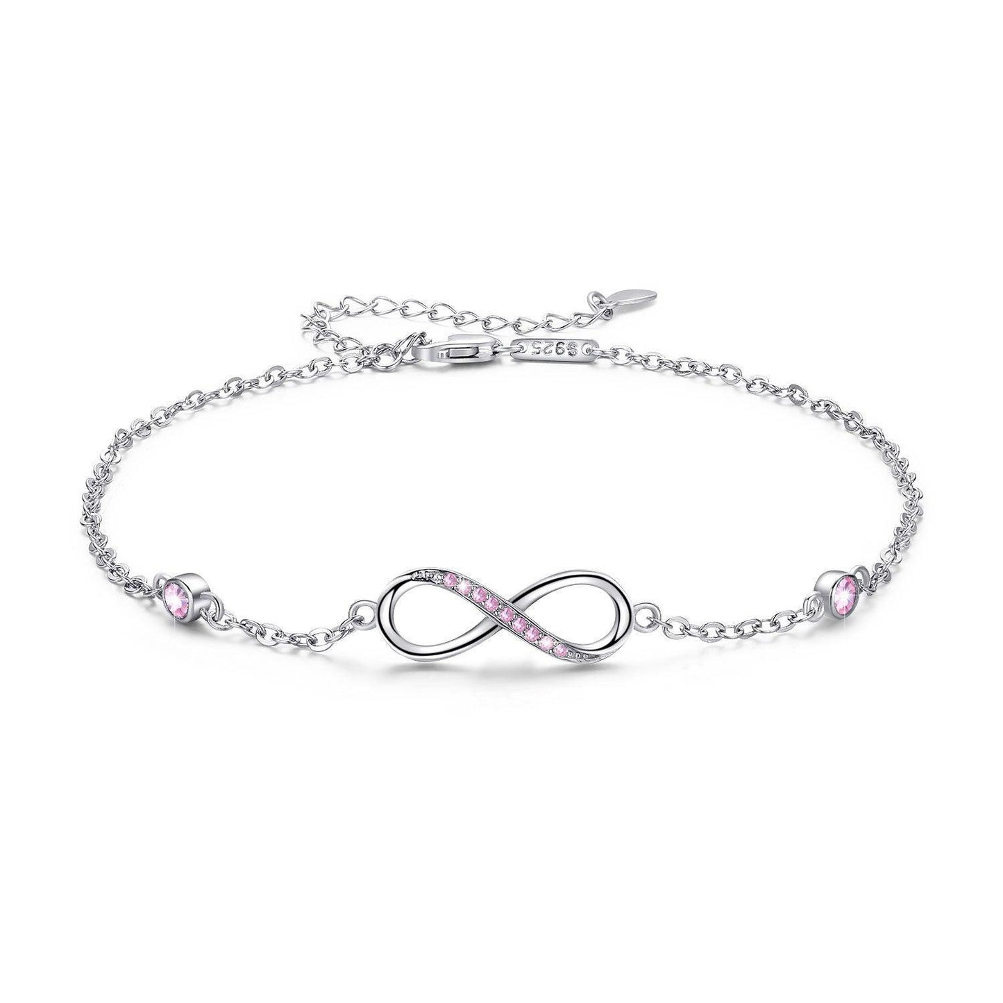 BoldlyBeautiful - Sterling Silver Endless Love Anklet | 2025 - BoldlyBeautiful