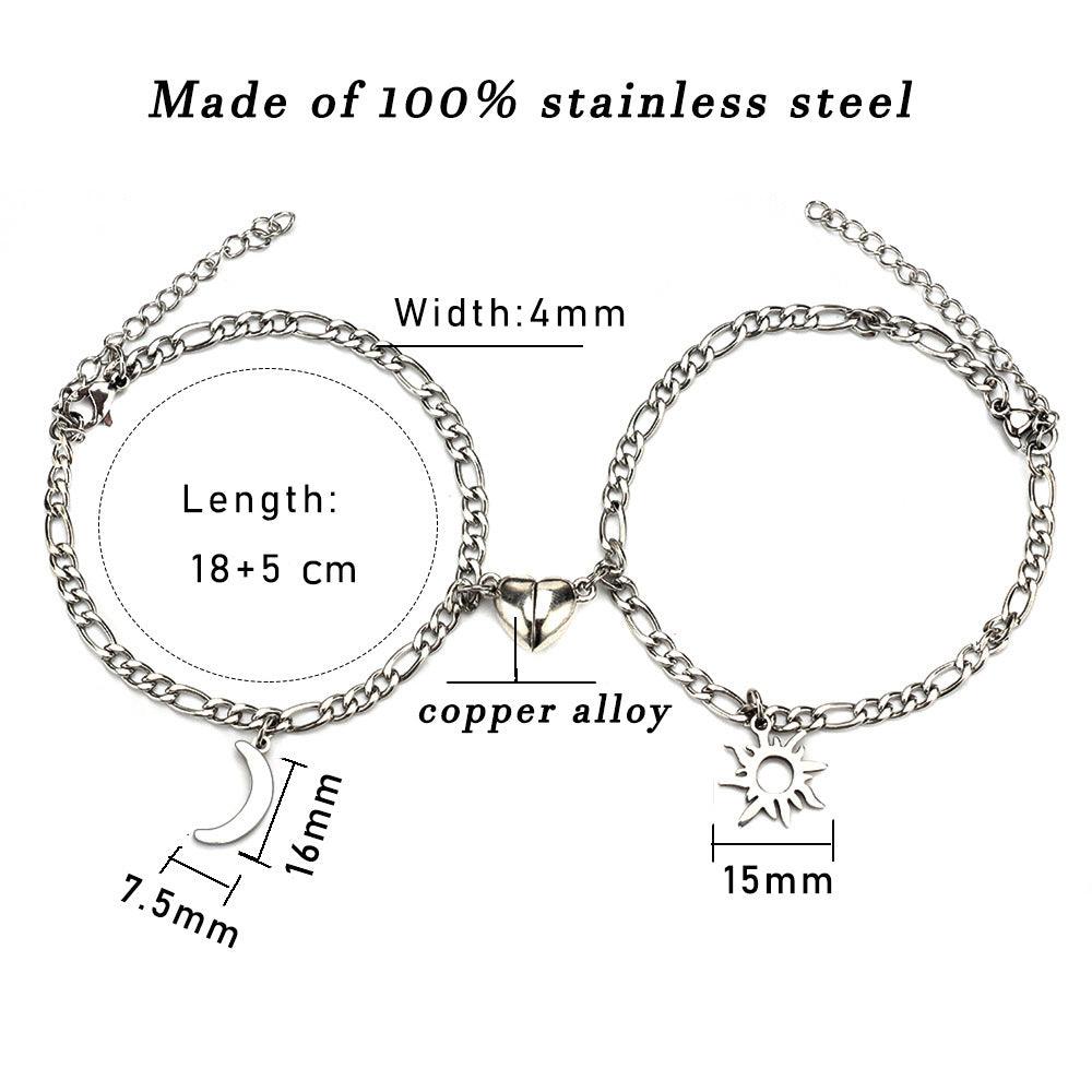 Sun and Moon Magnet Bracelet | Fashion Wear