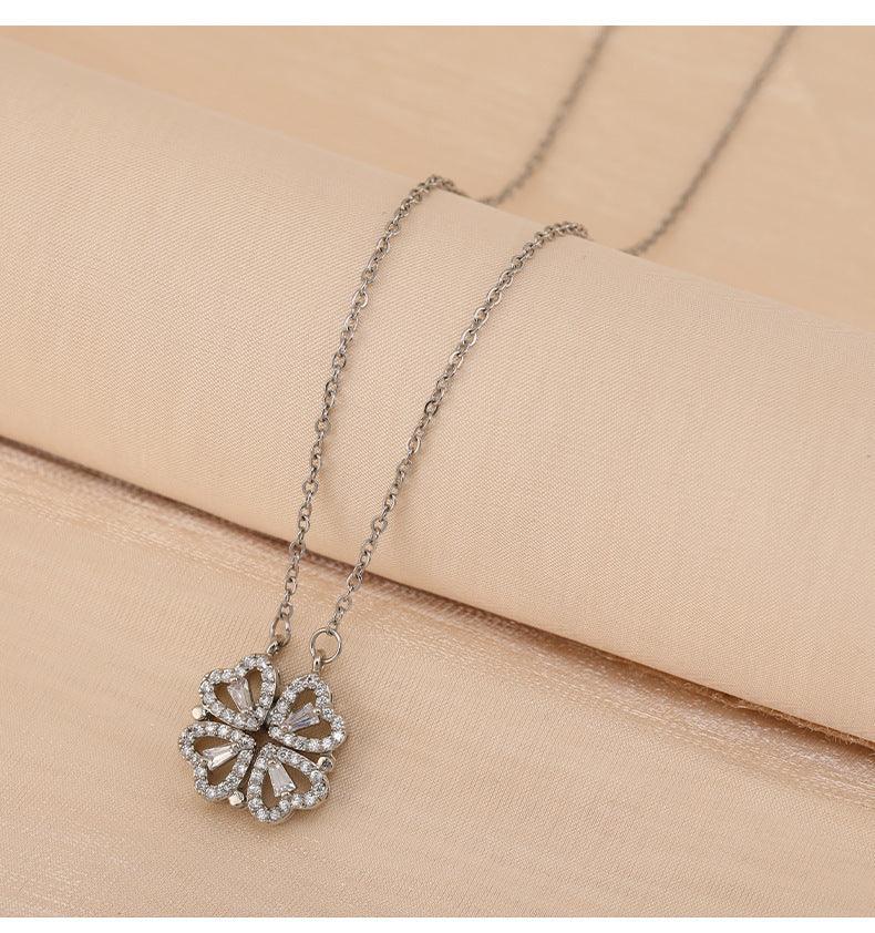 Variety Four-leaf Clover Titanium Steel Necklace Jewelry