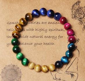 Blue Tiger Stone Handmade Bracelet | Fashion Wear A Color