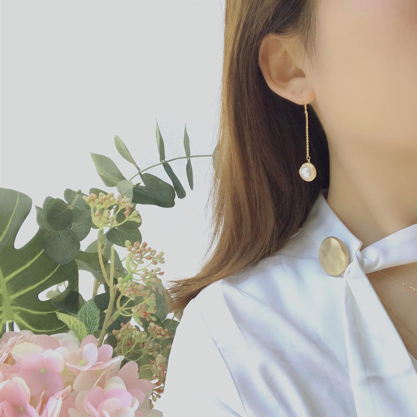 Long Pearl Earrings | Daily Wear