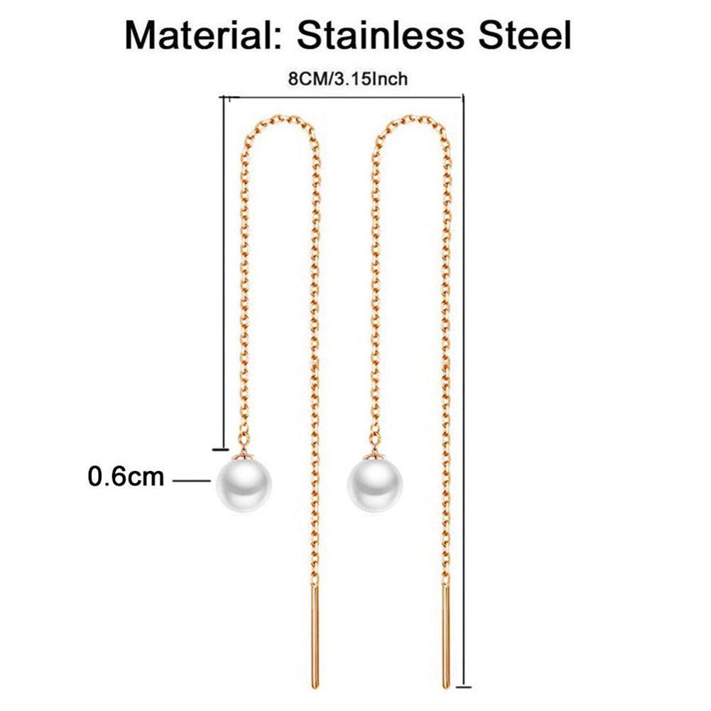 Tassel Pearl Earring | Daily Wear