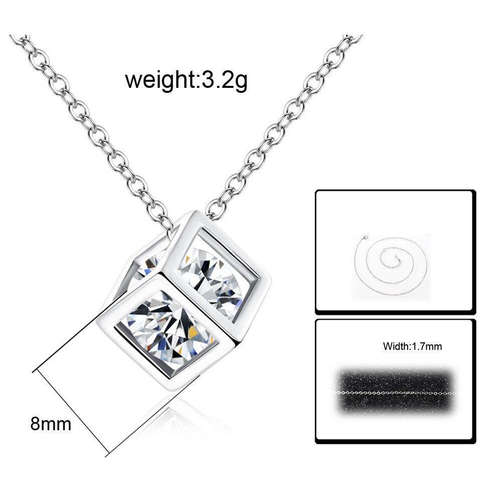 Water Cube Zircon Jewelry Set