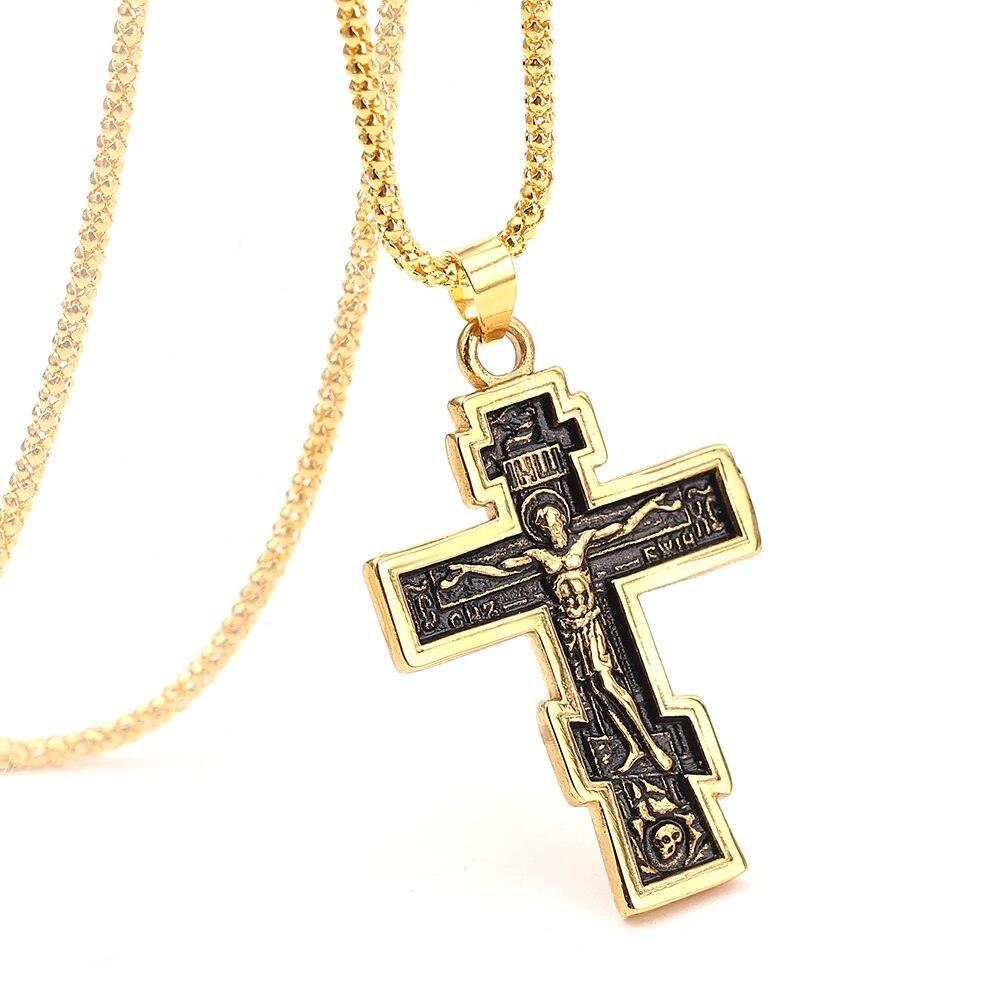 Cross Jesus Pendant Necklace | Daily Wear