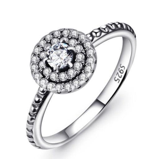 Sterling Silver Diamante Ring | Daily Wear