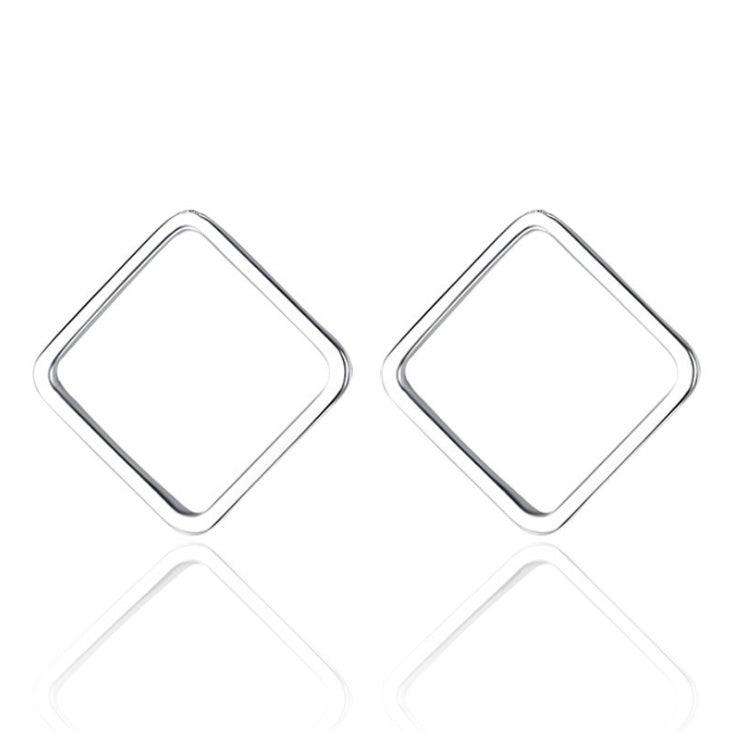 Minimalist Stud Earrings | Daily Wear Square