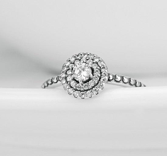 Sterling Silver Diamante Ring | Daily Wear