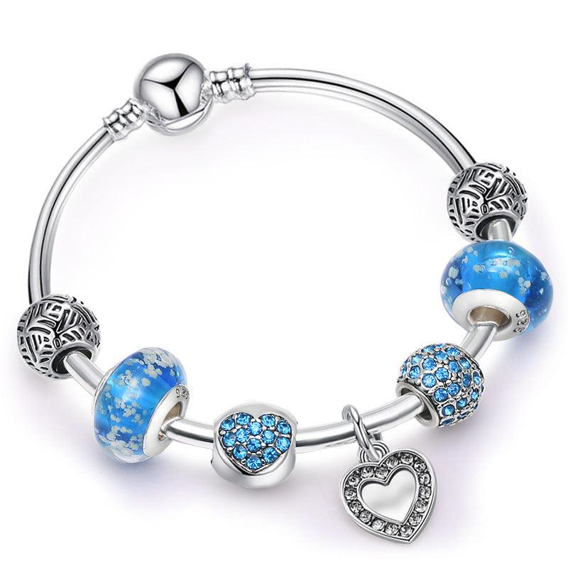DIY Beaded Bracelet | Fashion Collection Light blue