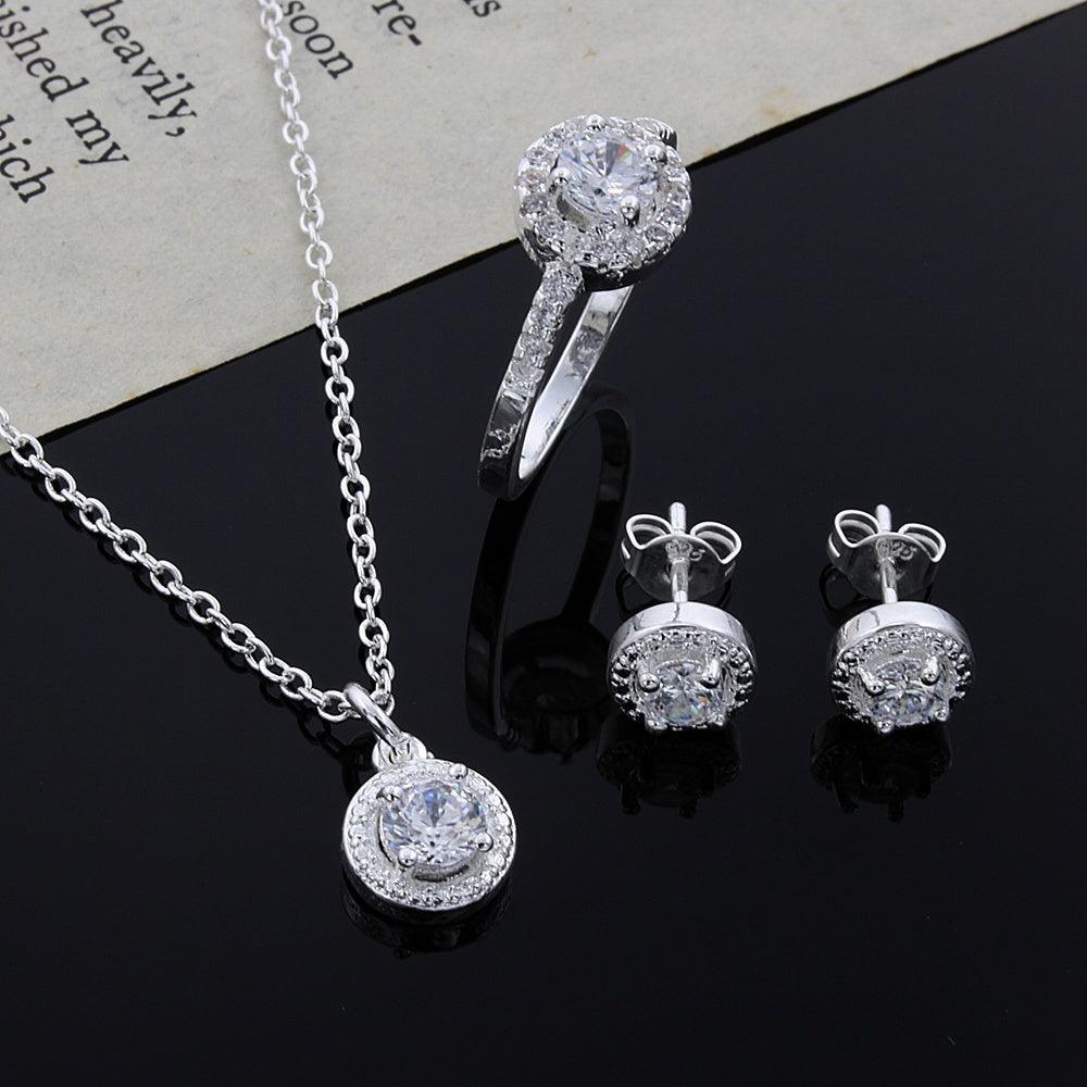 Classy Zircon Jewelry Suit | Daily Wear