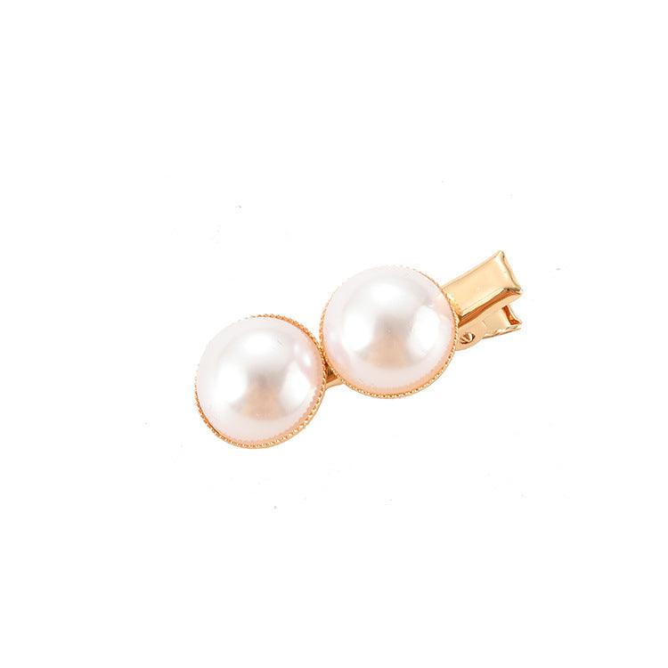 Slip-on Pearl Bow Hair Clip | Daily Wear