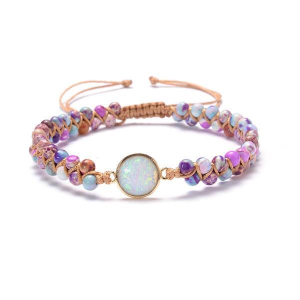 Opal Stone Wrap Bracelets | Yoga Collection Emperor Stone