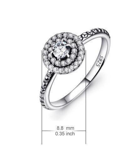 Sterling Silver Diamante Ring | Daily Wear