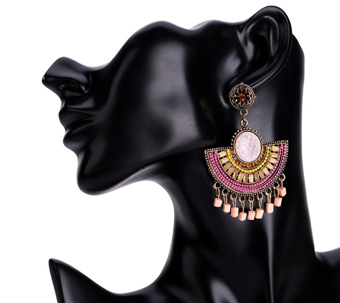 Elegant Bohemian Tassel Earrings For Women