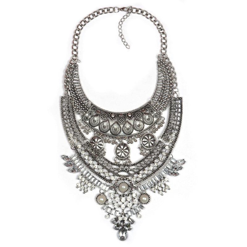 Alloy Diamond Short Necklace | 2025 Jewelry H