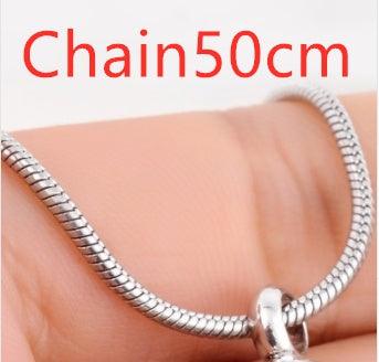 Elegant Perfume Bottle Pendant Necklace Chain50cm