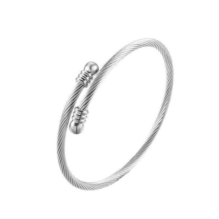 Elegant Simple Bracelet | Daily Wear Silver