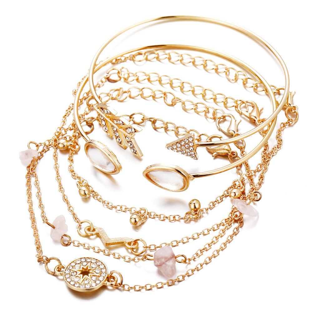 Elegant Six-piece Bracelet Set | Beach Collection