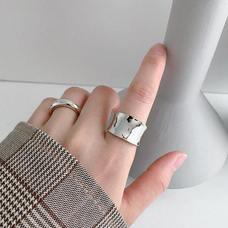 Big Wide Geometric Finger Ring for Women | Fashion Collection