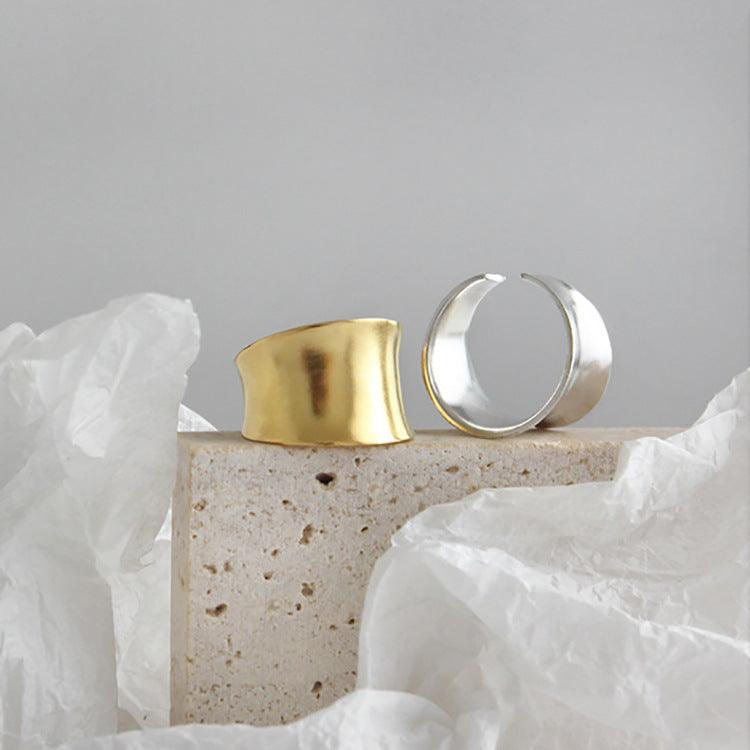 Big Wide Geometric Finger Ring for Women | Fashion Collection