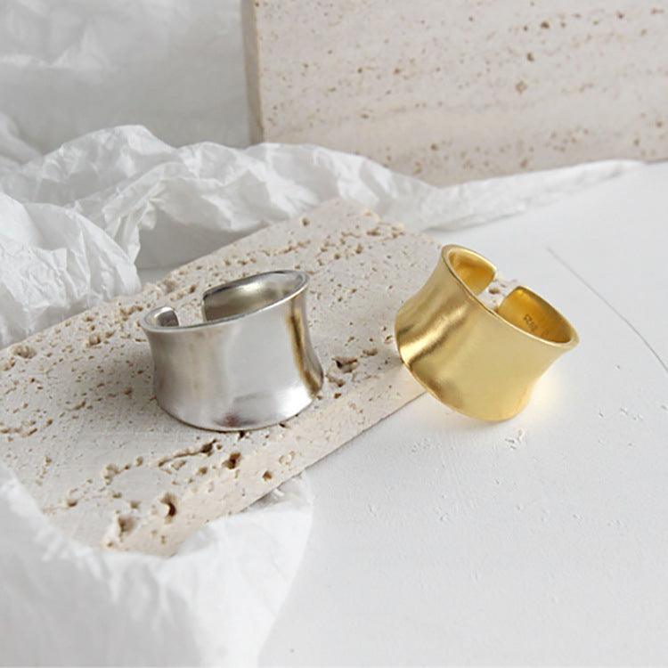 Big Wide Geometric Finger Ring for Women | Fashion Collection