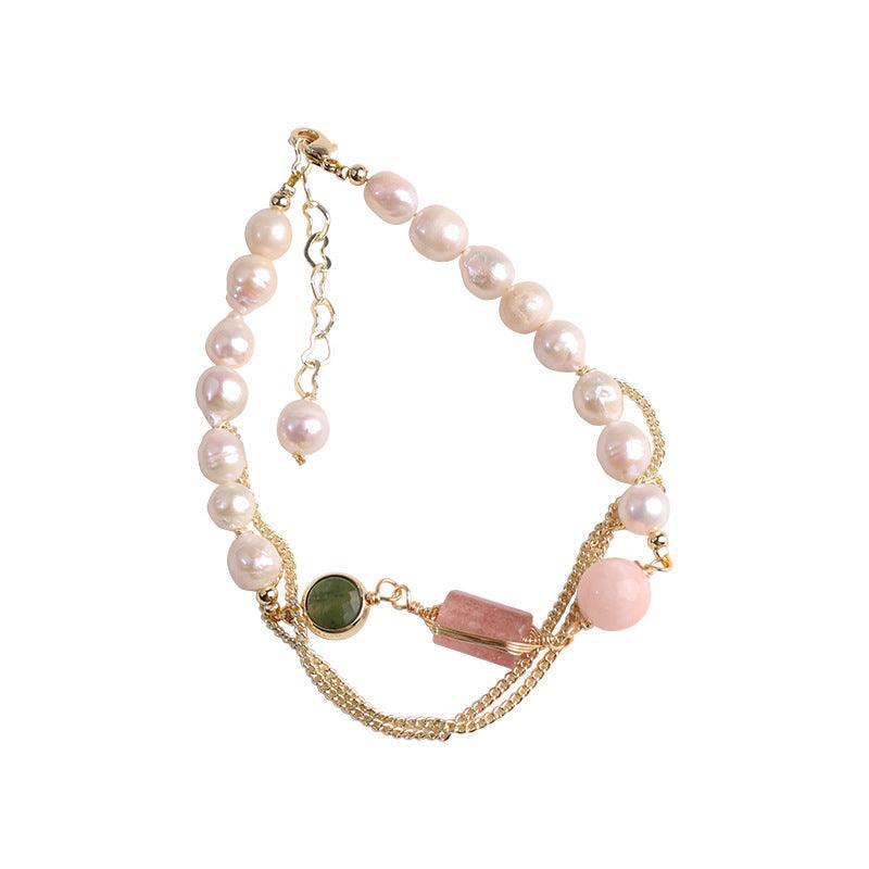Freshwater Pearl Strawberry Bracelet | Daily Wear