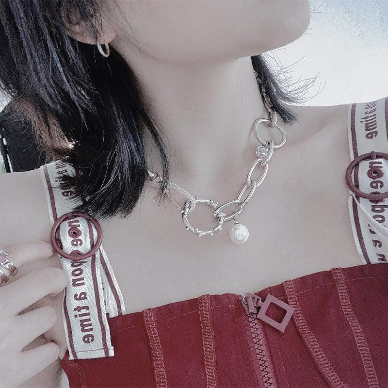 Elegant Niche Design Pearl Necklace | Party Wear