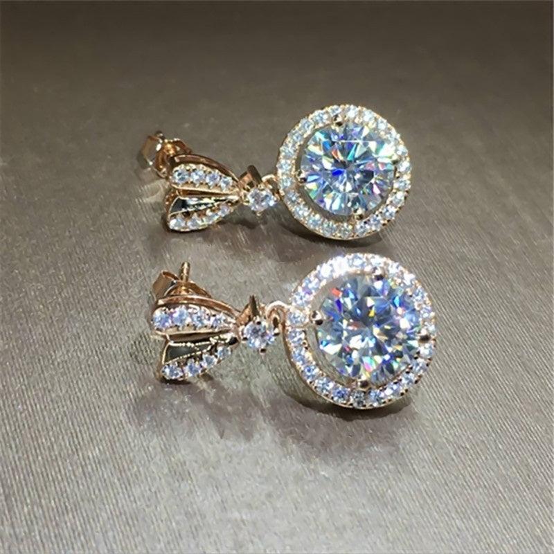 Bohemian Dangle Round Earrings