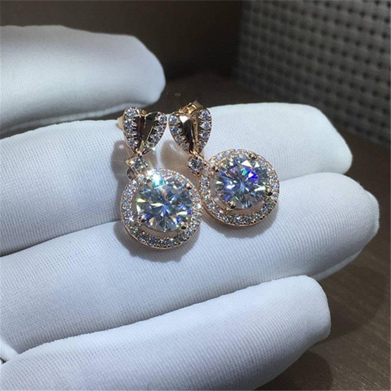 Bohemian Dangle Round Earrings