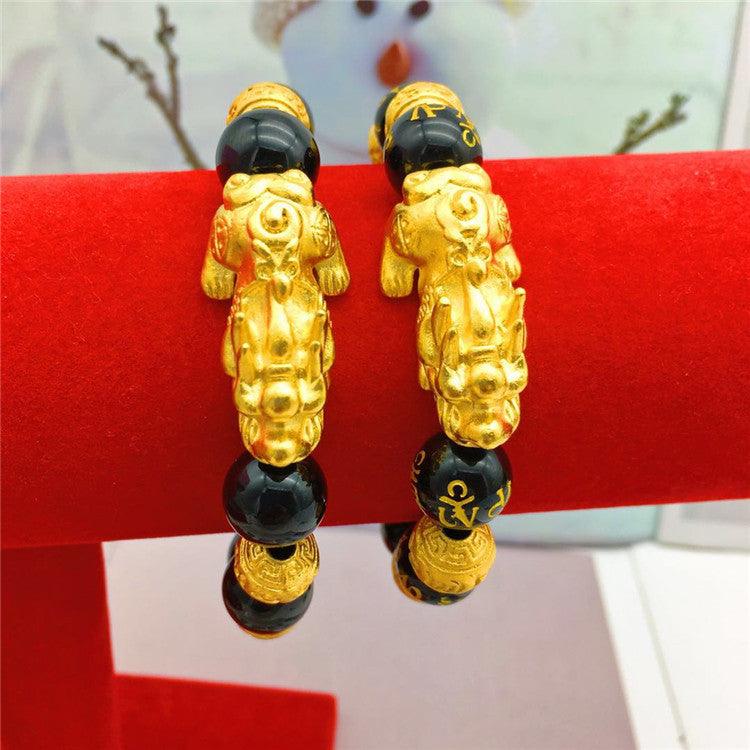 Vietnamese Gold-Plated Brave Bracelet | Unisex Daily Wear