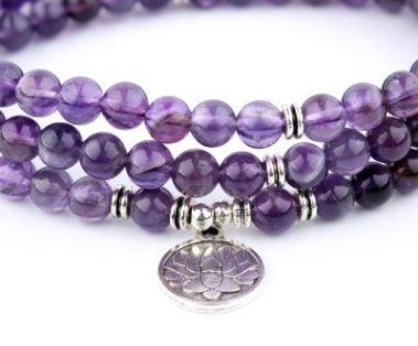 Lotus Life Tree Bracelet - Fashion Wear Purple lotus flower 4