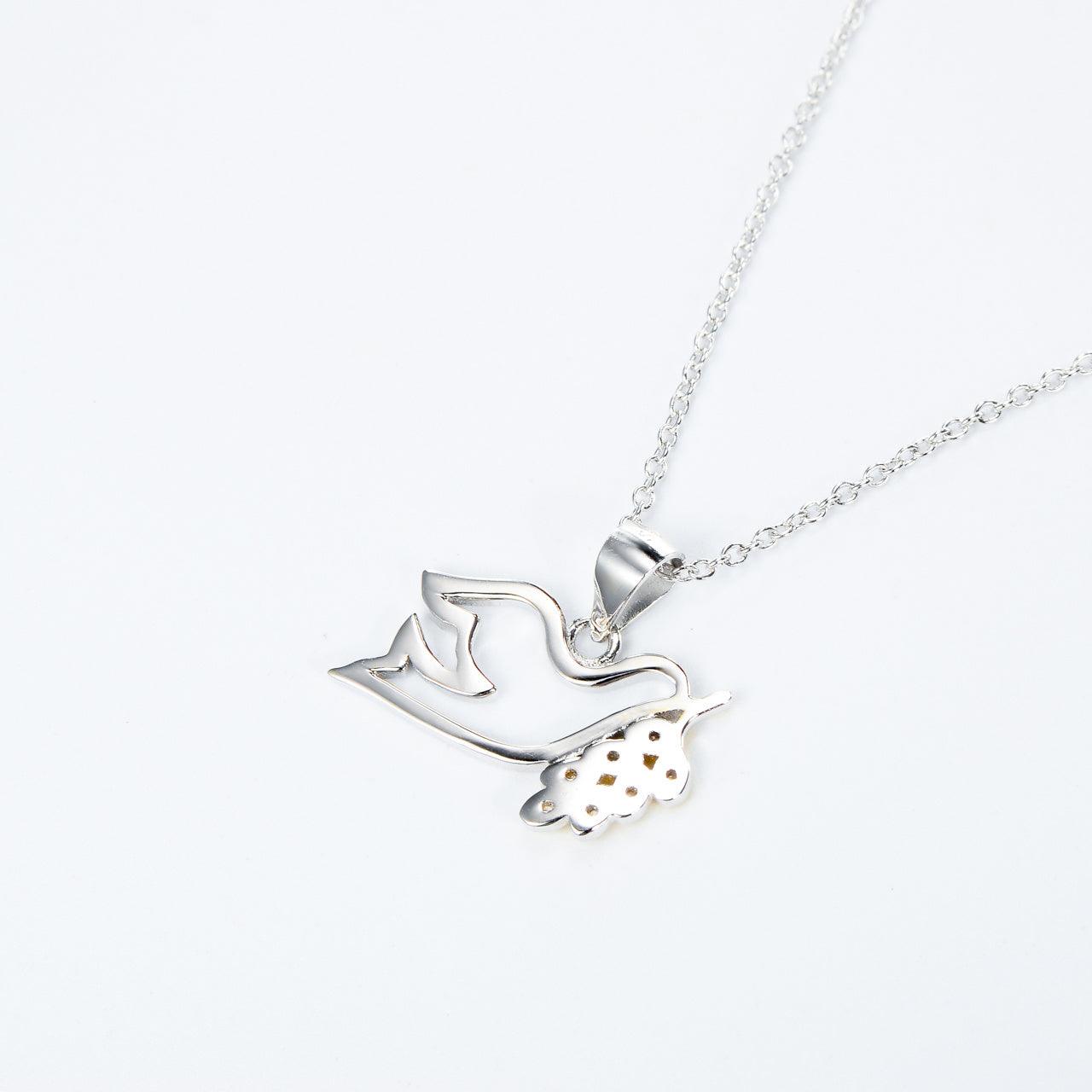 Peace Dove Pendant Gold Plated Necklace