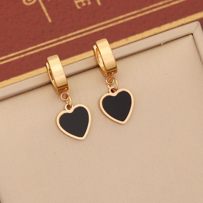 Black Love Jewelry Suit | Daily Wear Earrings