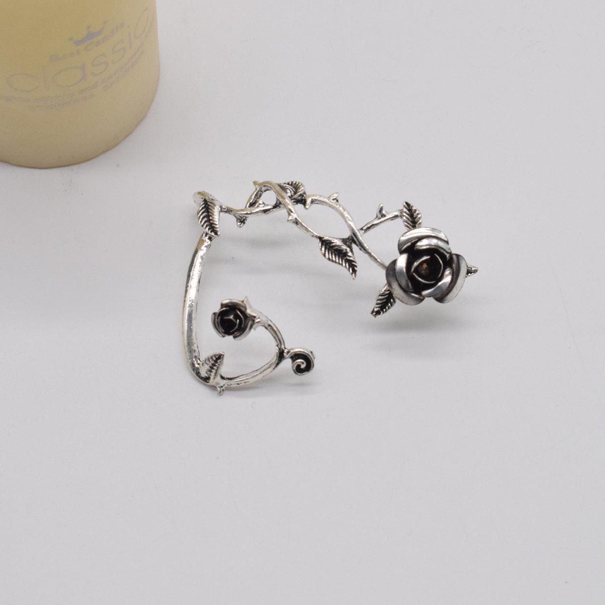 Elegant Rose Earrings | Fashion Wear Ear Clips