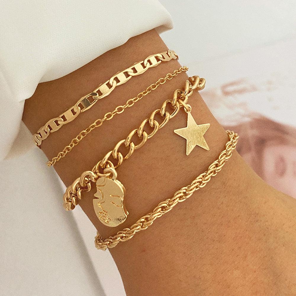 Creative Heart Pearl Multi-layer Bracelet | Fashion Wear B