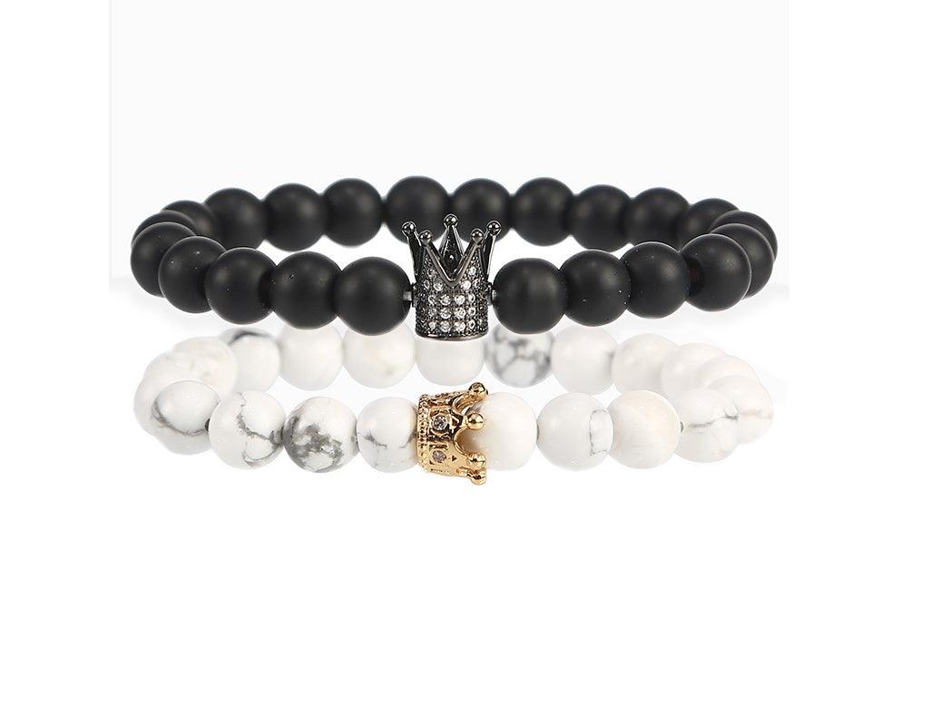 Volcanic Stone White Turquoise Bracelet | Yoga Collection A