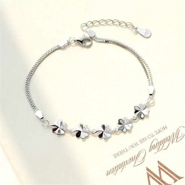 Elegant Four-leaf Clover Bracelet | Daily Wear
