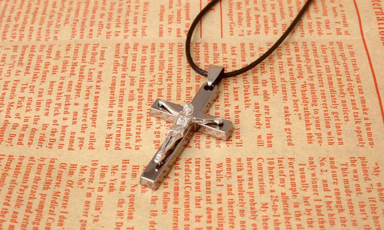 Classic Jesus Cross Pendant Necklace