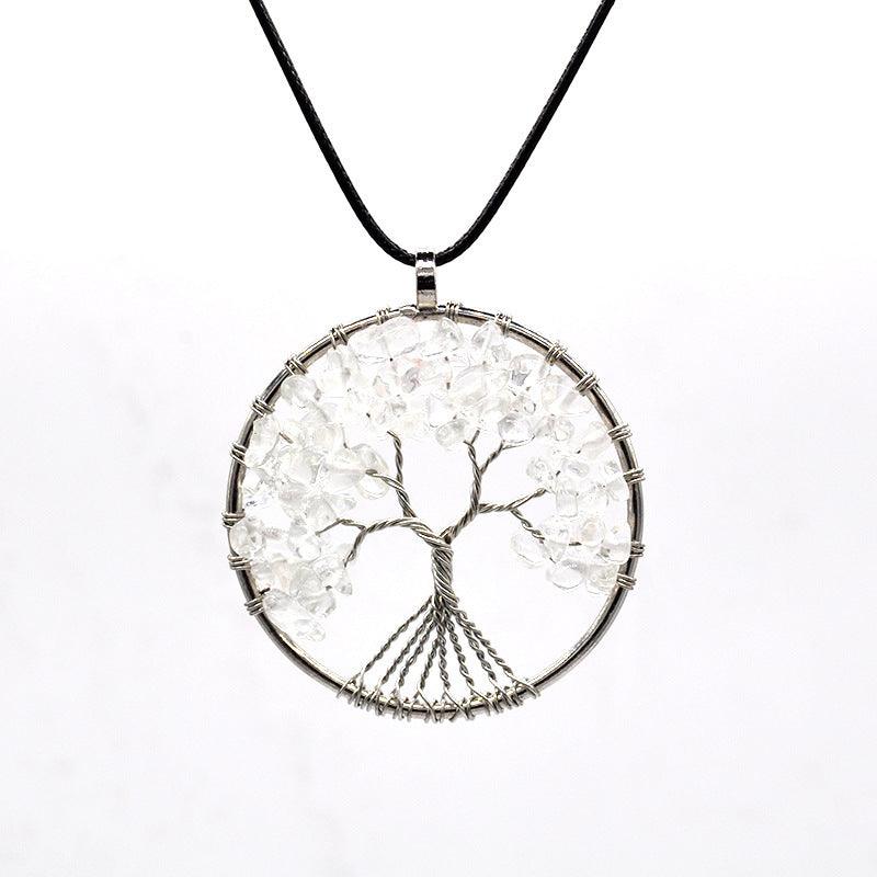 Kabala Life Tree Necklace | Fashion Jewelry White Rope