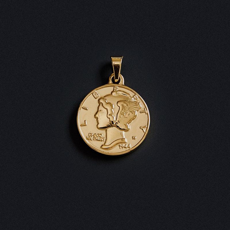 Cross Peach Heart Pendant - Daily Wear H