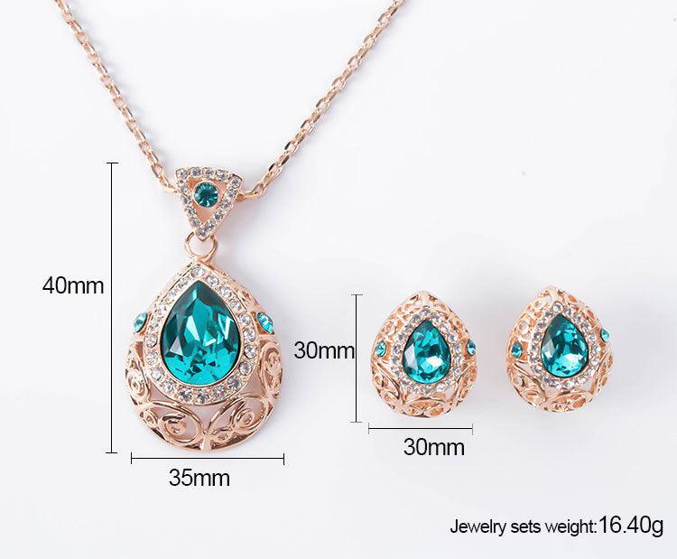 Exquisite Hollow Pattern | Bridal Jewelry Set
