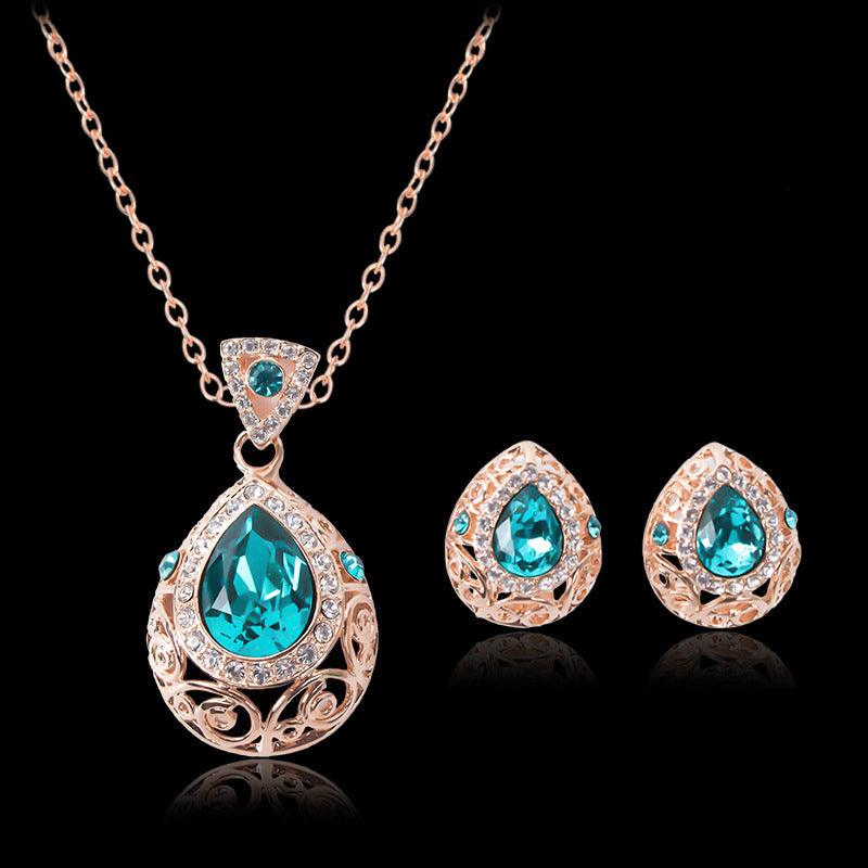 Exquisite Hollow Pattern | Bridal Jewelry Set
