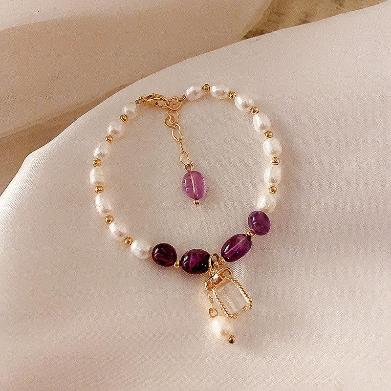 Flourishing Peach Blossom Baroque Pearl Bracelet | Daily Wear