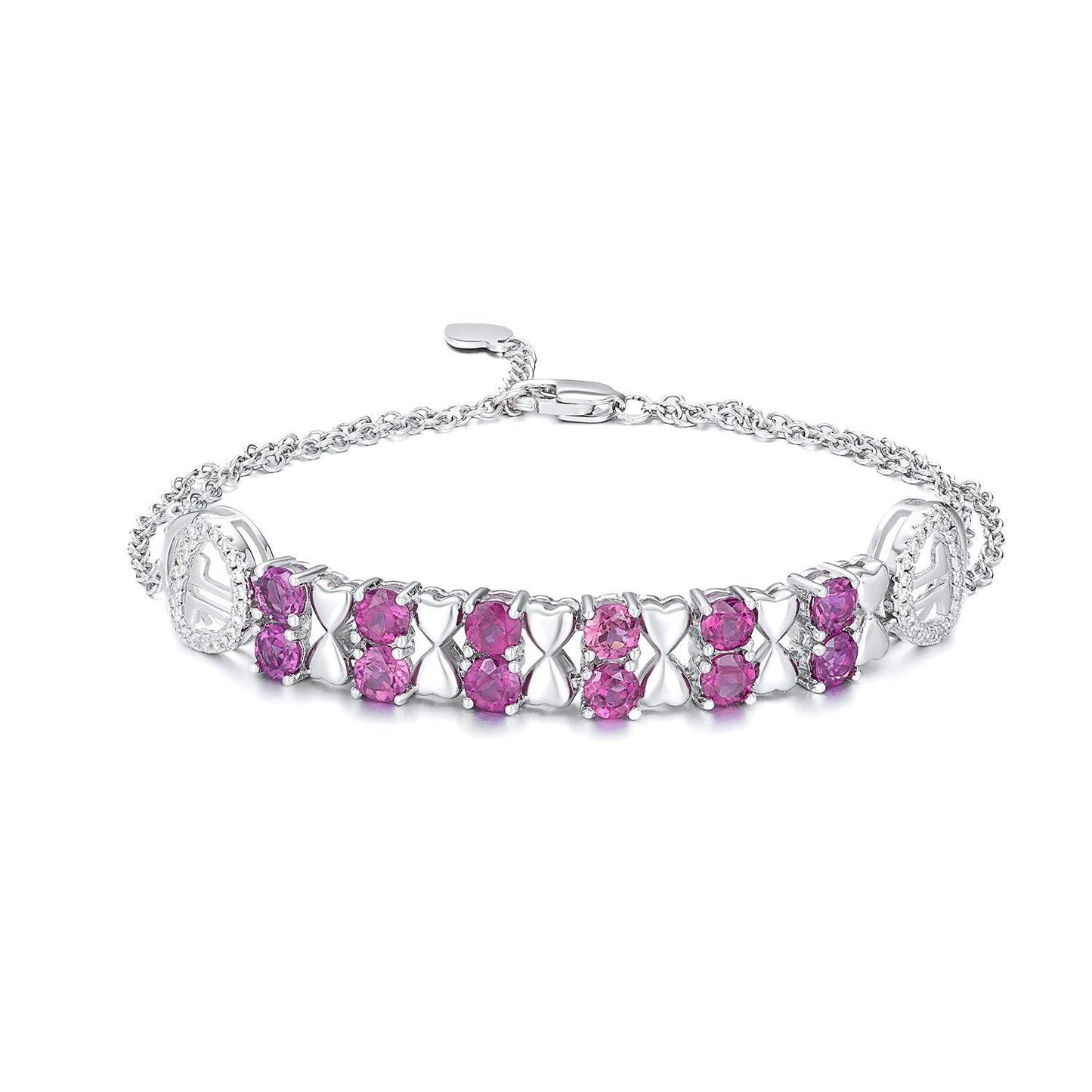 Elegant Purple Garnet Bracelet | Daily Wear Purple