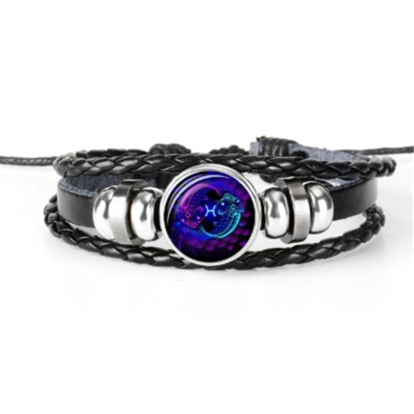 Zodiac Constellation Braided Bracelet | Astro Collection Pisces