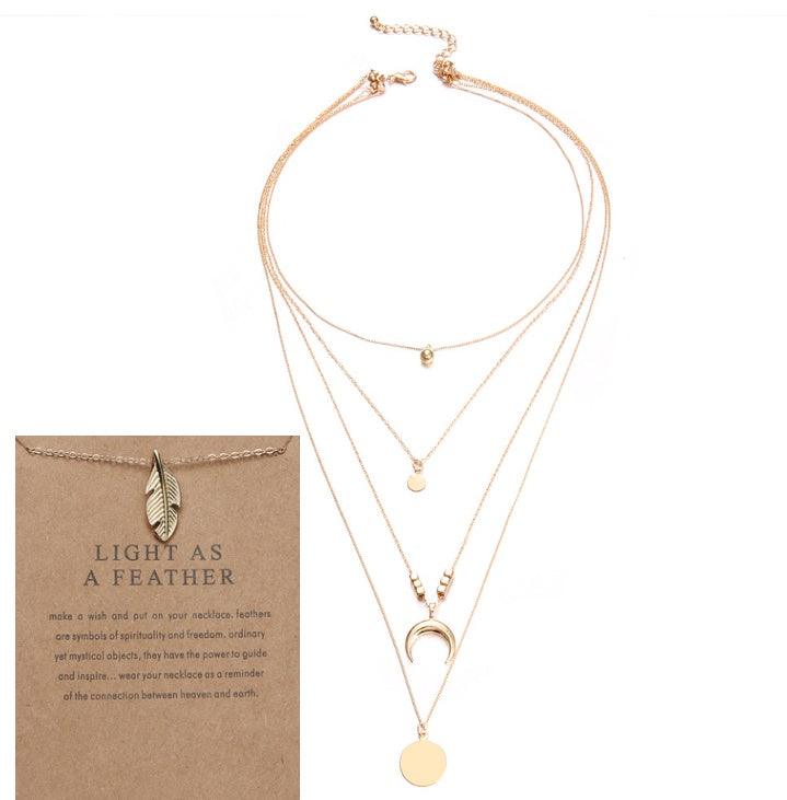 Multi-layer Bohemian Jewelry | Fashion Jewelry Leaves bundle